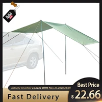 5 8 persons outdoor camping tent folding car shelteranti uv garden fishing waterproof car awning tent picnic sun shelter