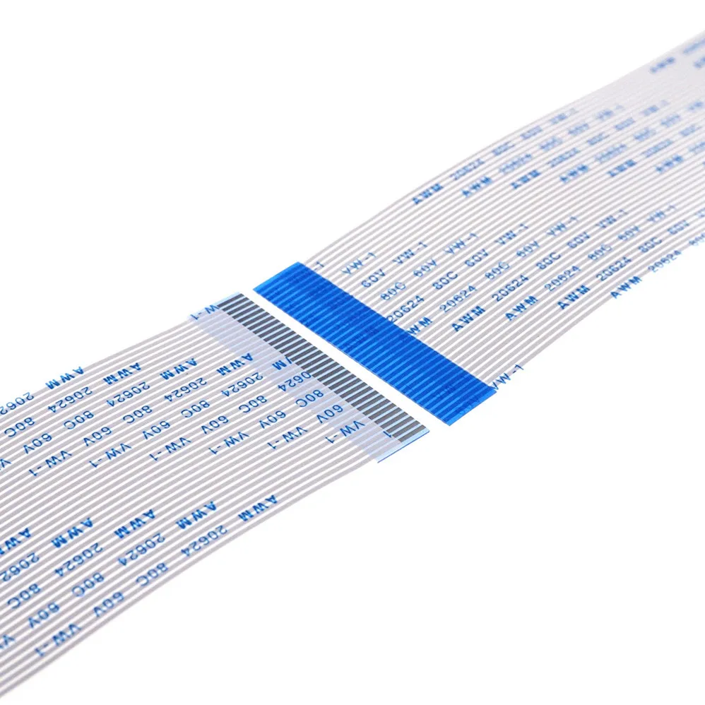 100 шт. Гибкий плоский кабель 34 PIN обратные направления FFC 1 0 мм Длина шага 60 80 120 150 200