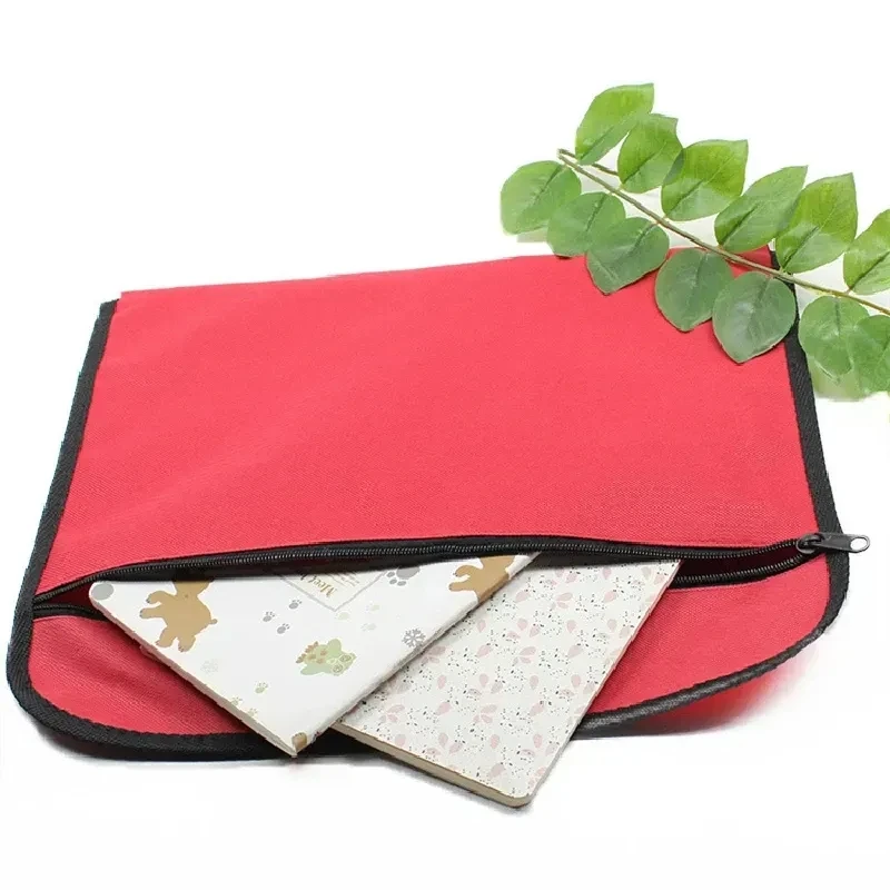 

1PC A4 Big Capacity Document Bag Business Briefcase File Folders Filing Products Student Gifts File Bag Pencil Case