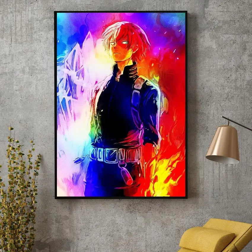 

Todoroki Shouto Canvas Painting Art Print Poster Picture Wall Modern Minimalist Bedroom Living Room Decoration