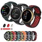 Силиконовый ремешок для Garmin Vivoactive 43, ремешок для часов Garmin шнур 2 шнур SQ Forerunner 245 158, ремешок для часов с пылезащитной заглушкой