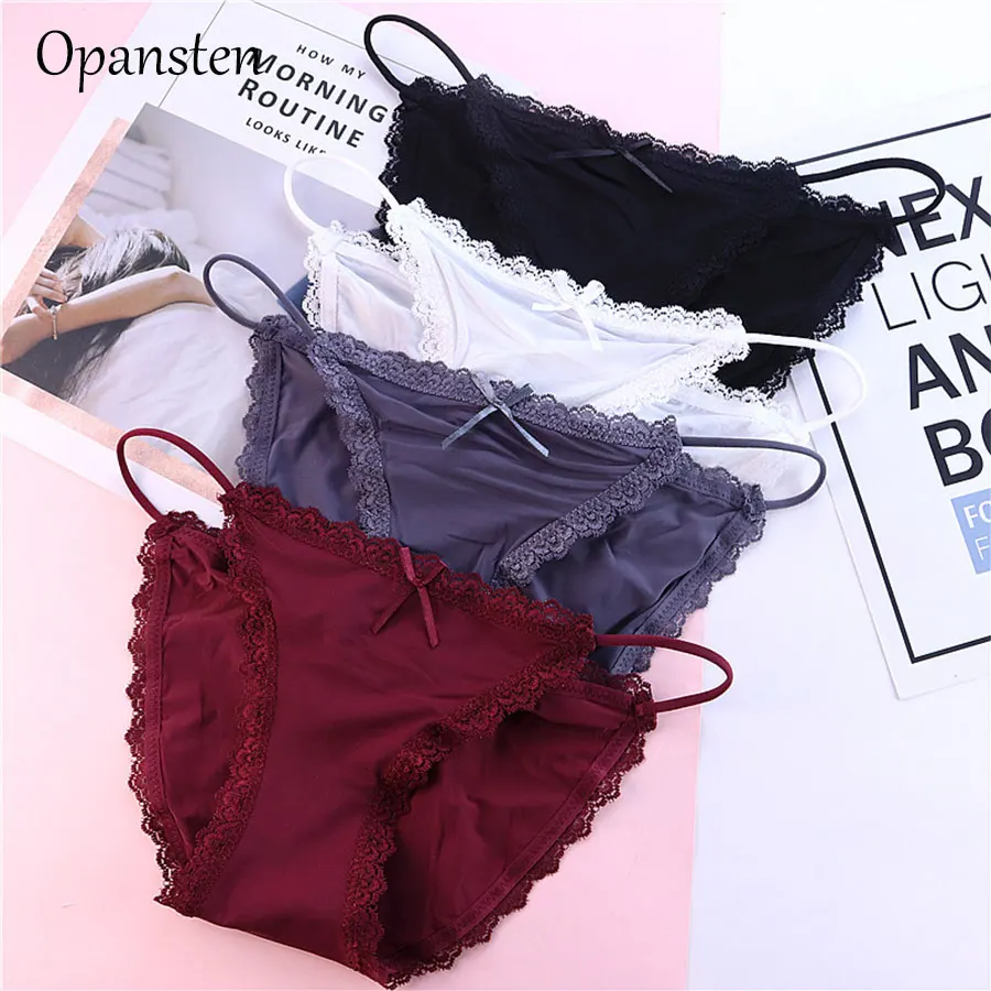 9 цветов сексуальное нижнее белье женские трусики стринги из ледяного шелка