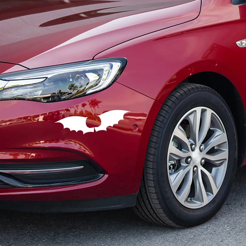 

YJZT 17.5X4.4CM Dragon Wing Funny Trunk Decoraiton Car Sticker Cartoon Decals C25-0905