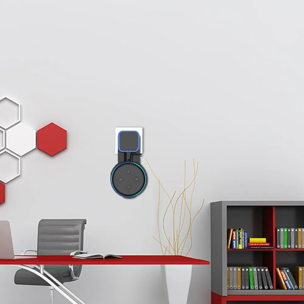 Для Amazon Alexa Echo Dot 3-го поколения розетка настенное крепление вешалка держатель стенд Экономия пространства кронштейн ассистенты аксессуары