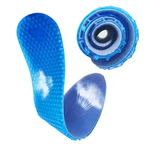 Стельки для спортивной обуви, массажные, ортопедические, стелька из силиконового геля