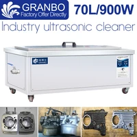 granbo ultrasonic cleaner 900w 70l lengthen bath ce fcc certificated for long hardware casting gun barrel injector shaft parts