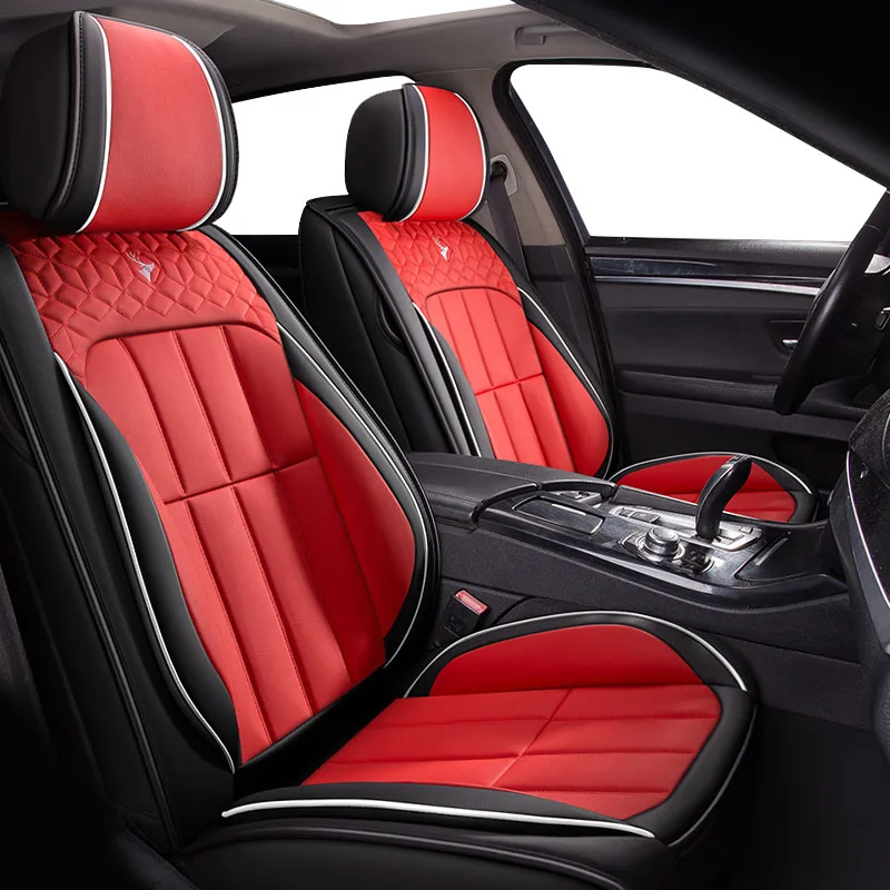 

Кожаные чехлы для автомобильных сидений кофейного цвета для kia ceed sportage jd rio 3 4 soul x аксессуары