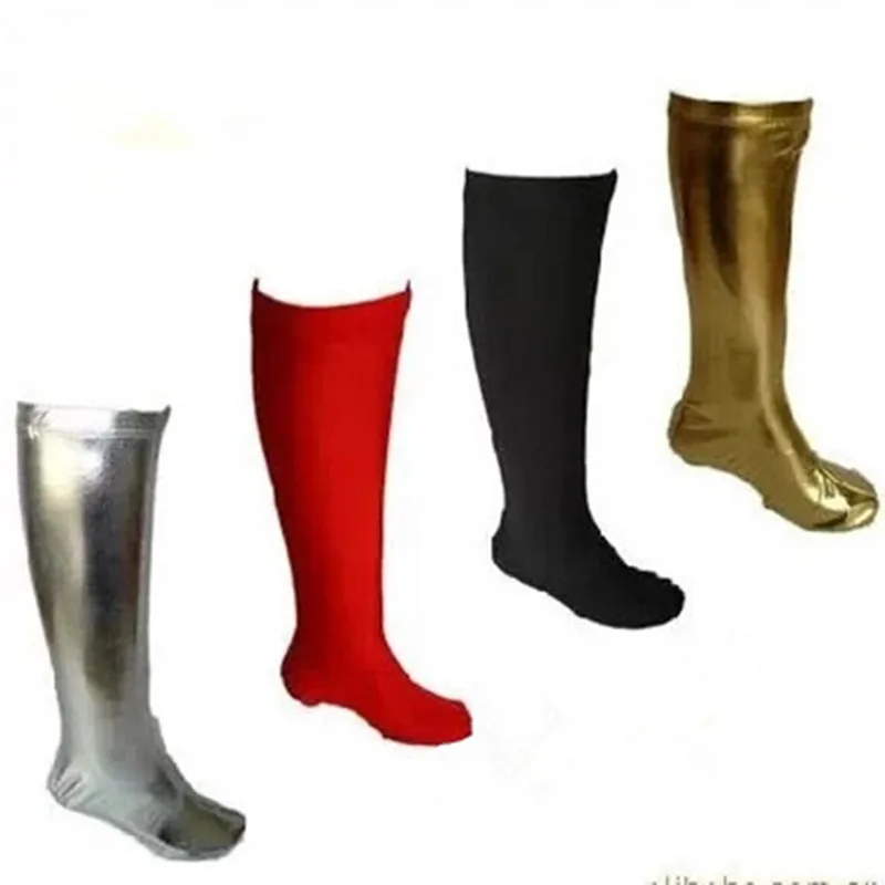 one size adult's long shoes wear mongolian dance boots cover festive stage performance stockings