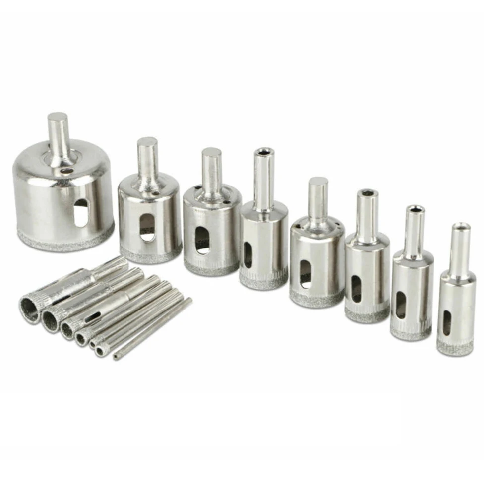 15 шт. набор алмазных сверл 3 мм 42 Плитка Мраморная керамическая пила для влажного