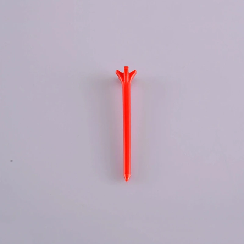 Пластиковые Тройники для гольфа, профессиональные аксессуары для гольфа, тройниковая система, длина 68 мм, пластиковые Pro, случайный цвет, 10 шт., разноцветные, оптовая продажа