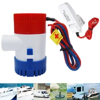 1100gph electric marine submersible bilge water pump with switch for boat automatic control switch combination set marine pump