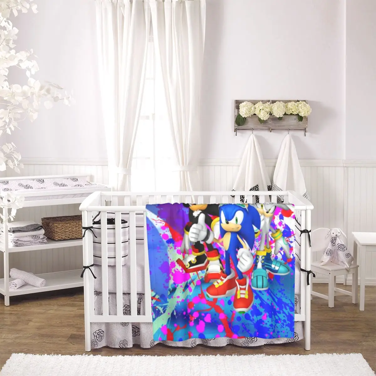 Оригинальное звуковое мягкое плюшевое одеяло 3D Полноразмерное переносное с