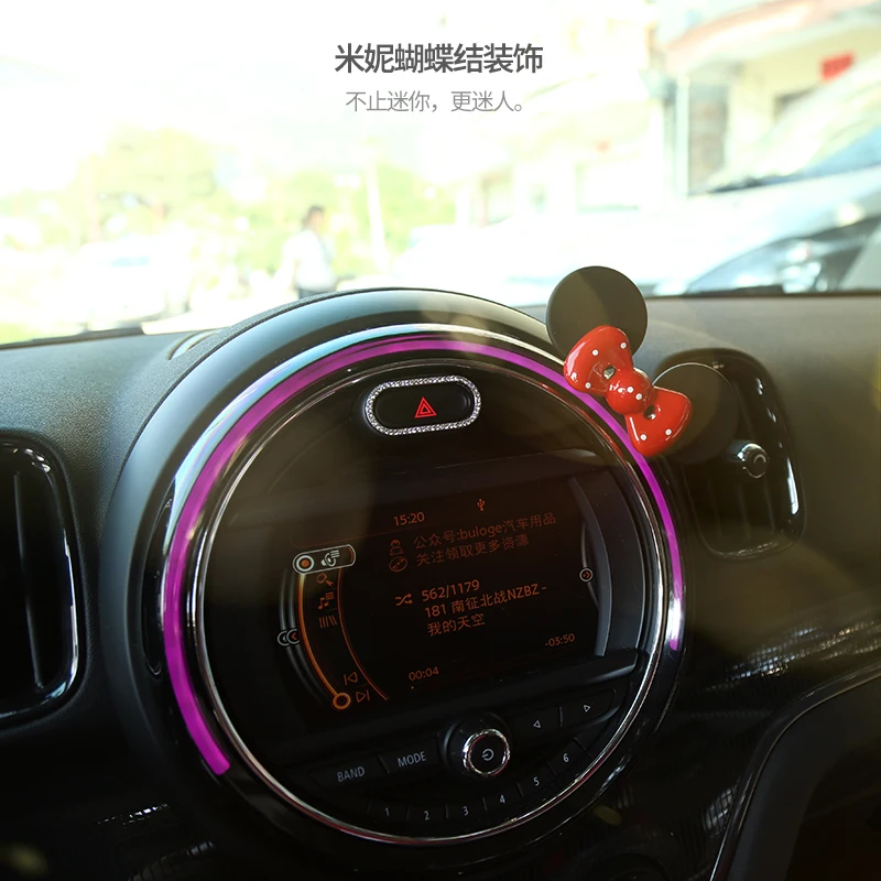 Автомобильное рулевое колесо милый дизайн с бантом украшение рулевого колеса