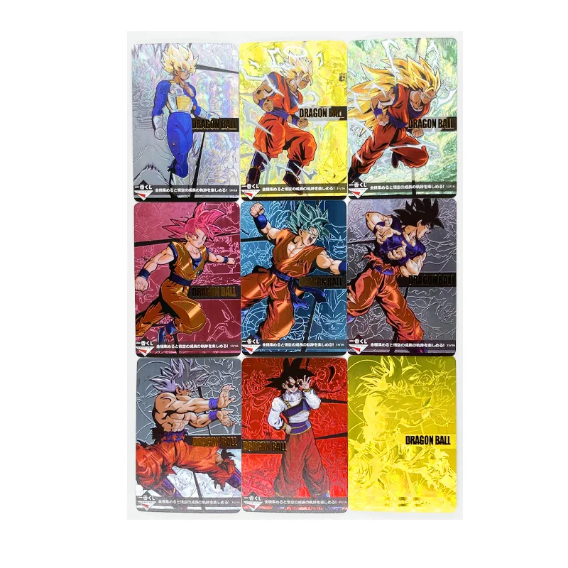 9 шт./компл. Dragon Ball Z No.2 супер сайян Жемчуг дракона героев карточной ультра