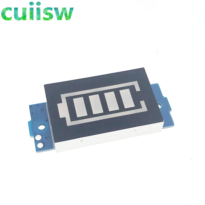 1S одиночный 3 7 в модуль индикатора емкости литиевого аккумулятора 4 2 синий