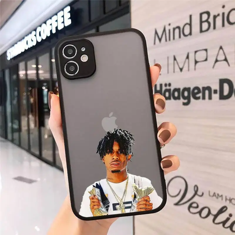 

Playboi Carti hip-hop rapper Phone Cases Matte Transparent for iPhone 7 8 11 12 s mini pro X XS XR MAX Plus cover funda