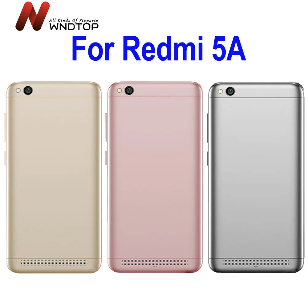 Новинка для Xiaomi Redmi 5A задняя крышка батарейного отсека Корпус с боковым ключом со