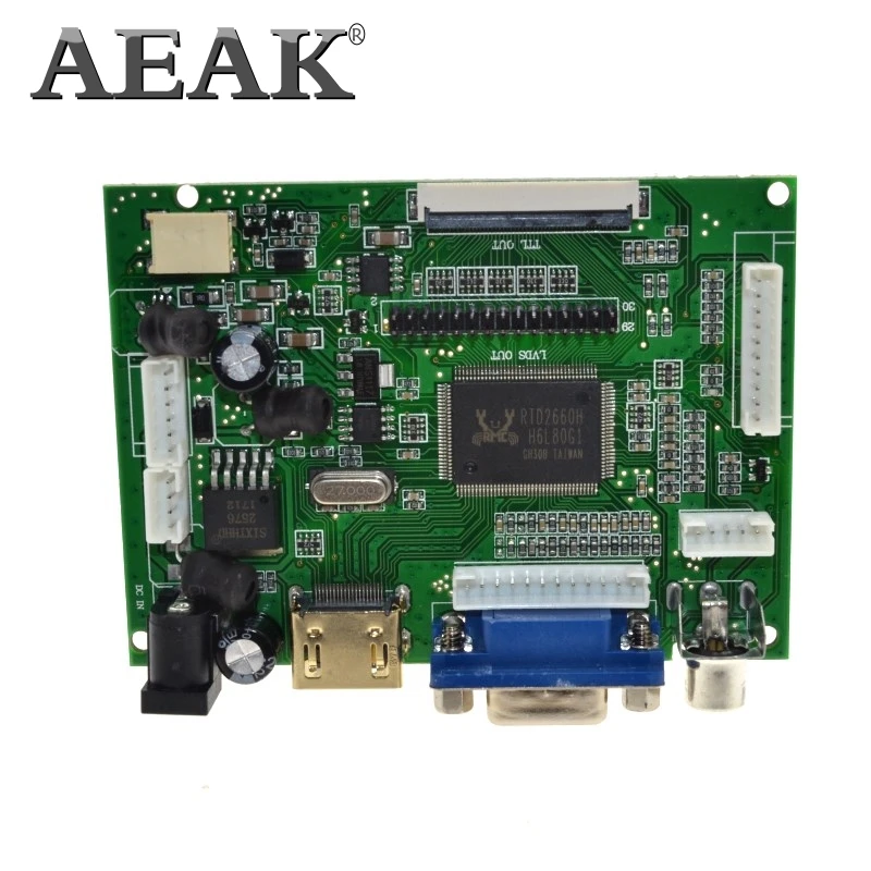 Aeak HDMI, VGA, AV Экран Дисплей модуль для pcDuino, Banana Pi без том числе 7 дюймов Raspberry Pi ips ЖК-дисплей