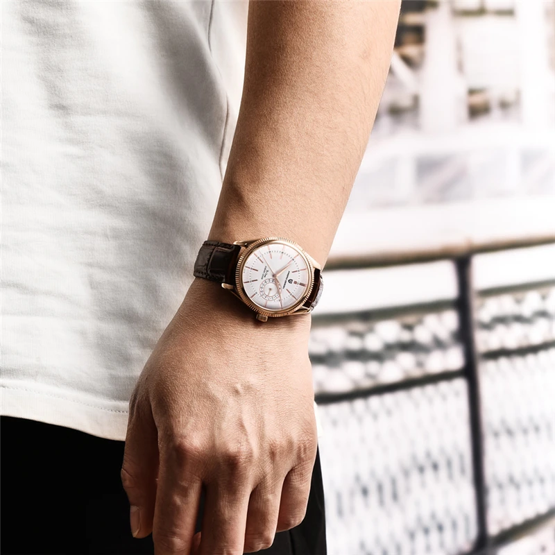 2021 Top Brand PAGANI DESIGN Men's Watch Luxury Quartz Mechanical Timekeeping Watch Men's Leather Japan VH65 Waterproof Clock enlarge
