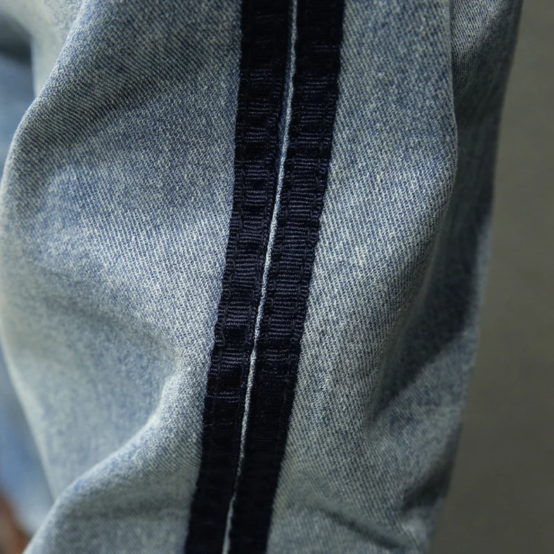 

Men Clothes 2020 Hip Hop Jeans Fashions Denim Harem Pants Drawstring Casual Blue Jeans Designer Jeans Men High Quality Jeans