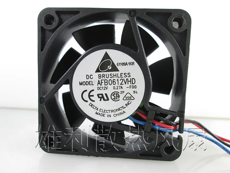 Новый AFB0612VHD 6020 6 см 12V 0.27A защиты электродвигателя Вентилятор охлаждения |