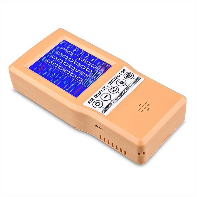

Handheld Air Quality Detector LCD Color Digital Display