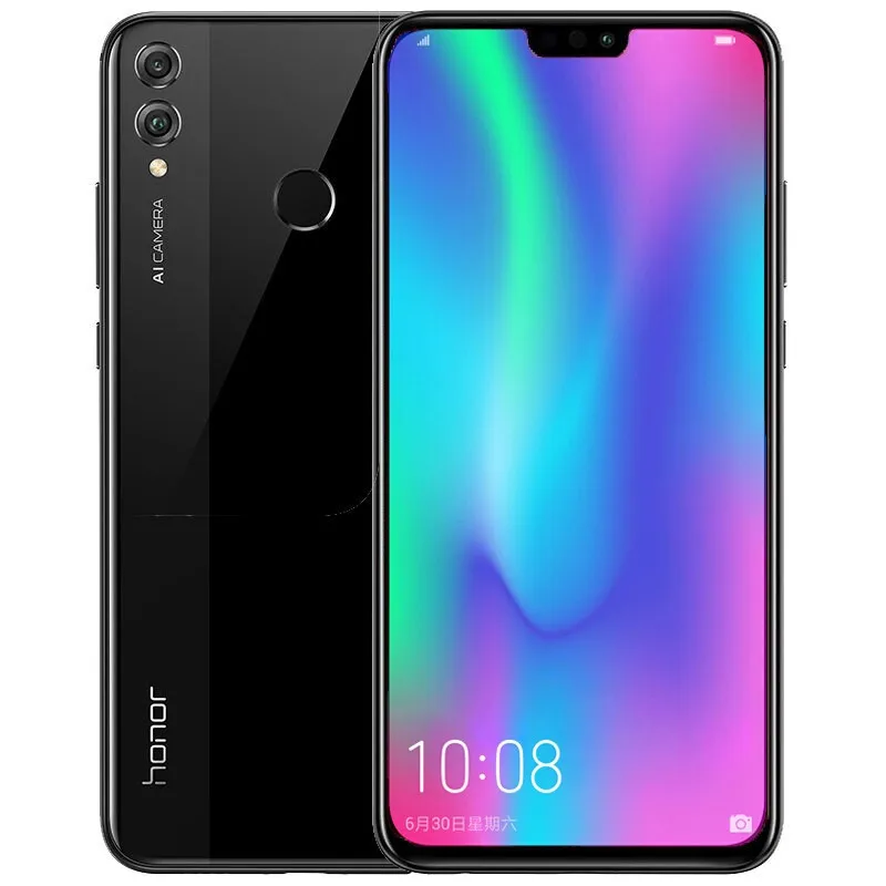 Honor 8X мобильный телефон 6 5 дюймов 1080x2340p FHD экран 20.0MP AI камера TUumlV защита глаз Kirin 710