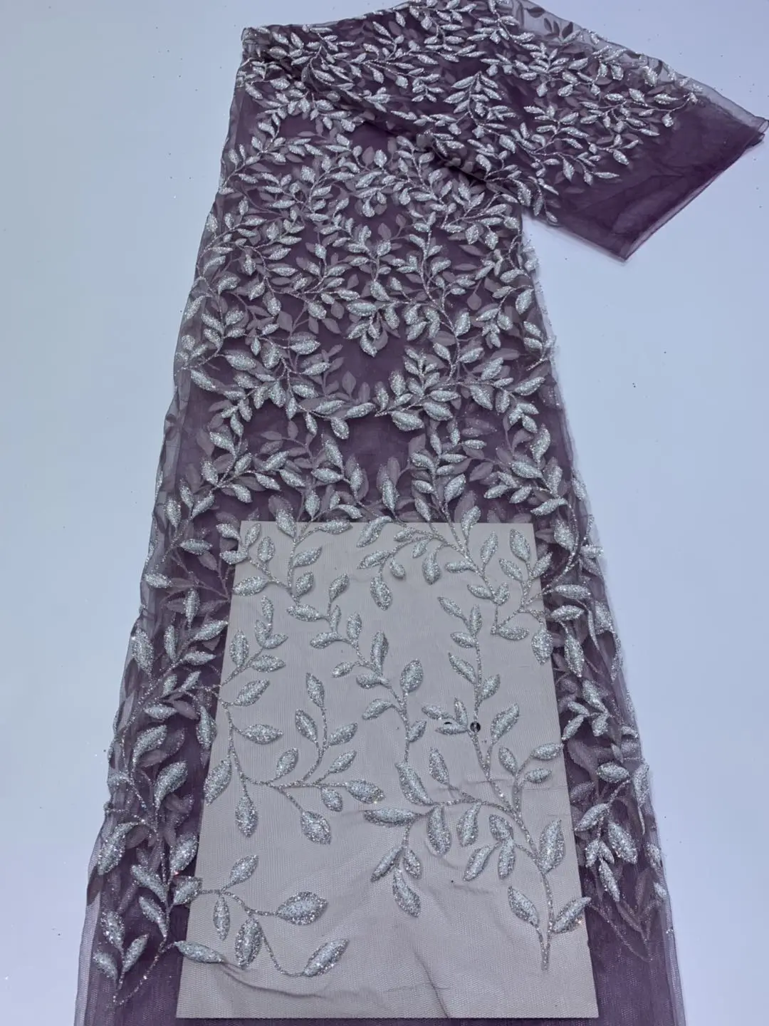 

African Sequin Lace Fabric Nigeria Lace Fabric 2021 High Quality French Tulle Lace Fabric For Wedding Party H3935