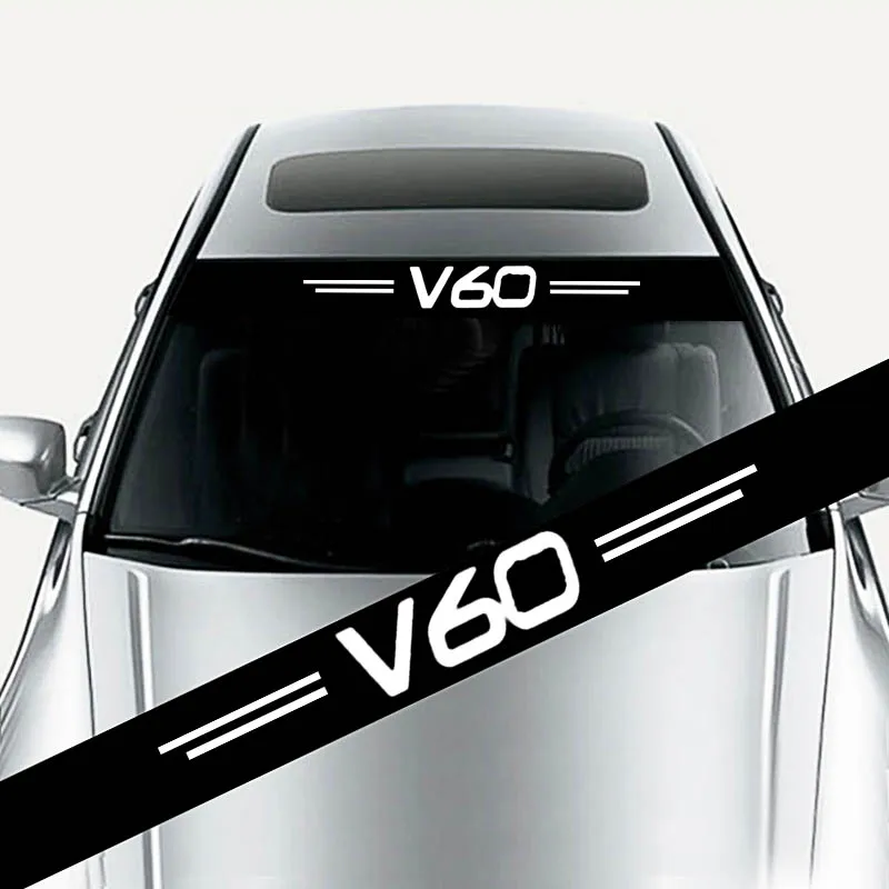 

Car Sticker For Volvo V60 2008-2013-2019-2021 Front Windshield Prevent Sunlight Reflection Decoration Decals Car Accessories