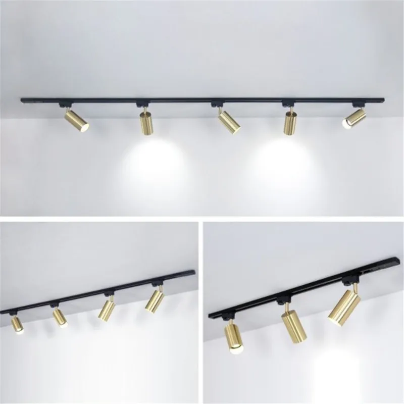 Золотистый и черный алюминиевый светодиодный Потолочные светильники