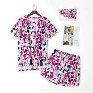 Пижама женская, летняя, из 100% хлопка