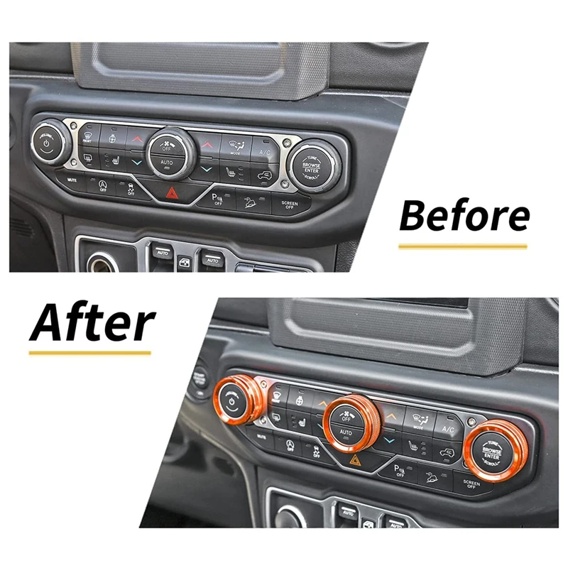 Крышка переключателя кондиционера и крышка ручки фары для 18-21 Jeep Wrangler JL JLU &amp 2020