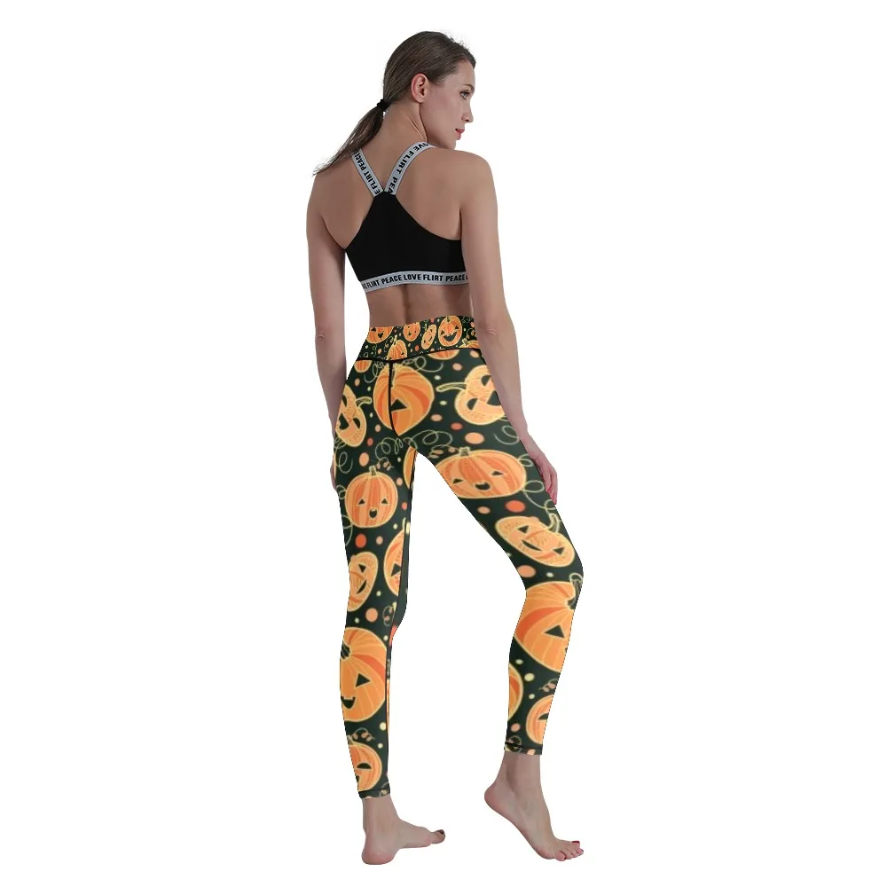 

Digital Printing Women's High Waist Sports Running Leggings Fitness Yoga Pants Tight Pants Nine Minutes Pants Wraps Leg Leggings