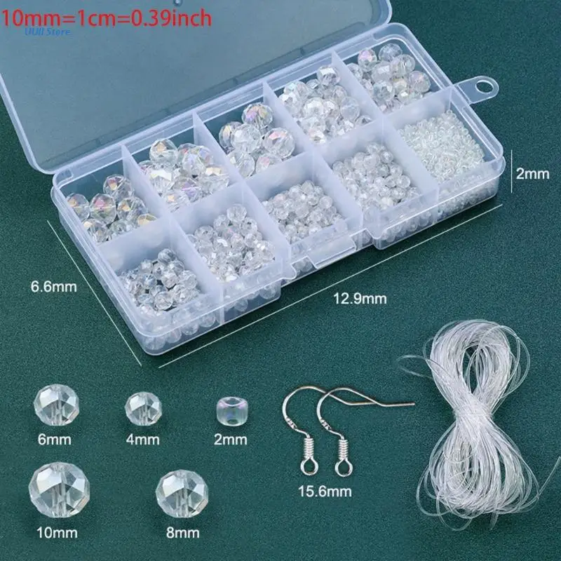

Bohemian Style Glass Beads Jewelry DIY Tools Garment Accessory Shiny Beads