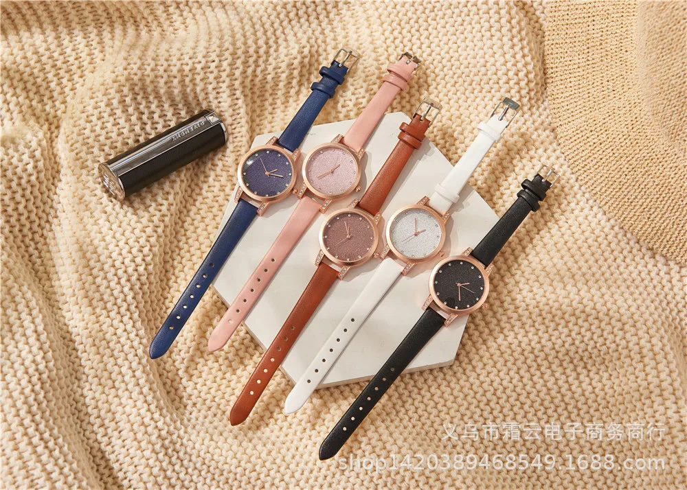 

Luxury Diamond Watch Women Starry Sky Women Watch Fashion Leather Band Clock Ladies Watch Reloj Mujer Relogio Feminino