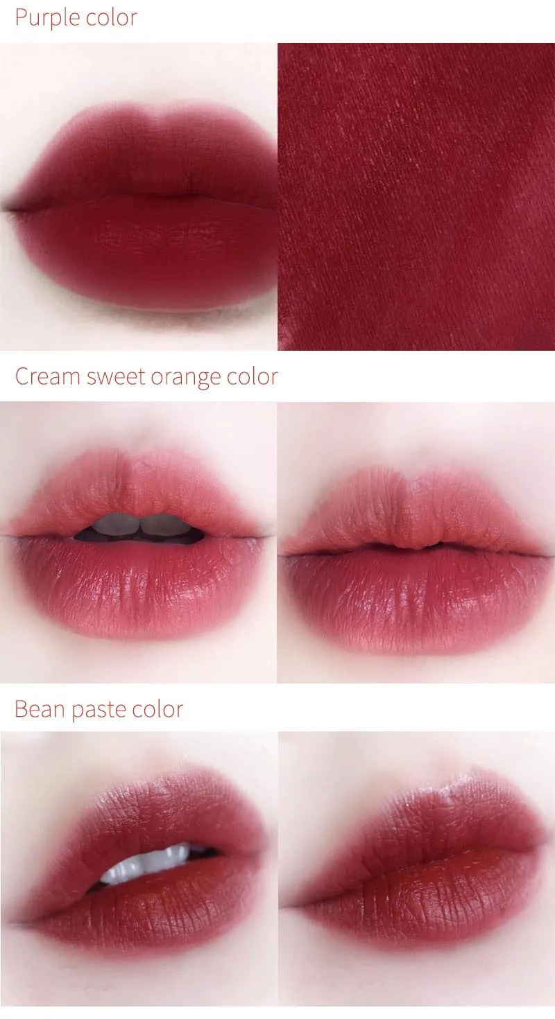 Leaduu 5 цветов Набор глазури для губ в китайском стиле увлажняющая антипригарная