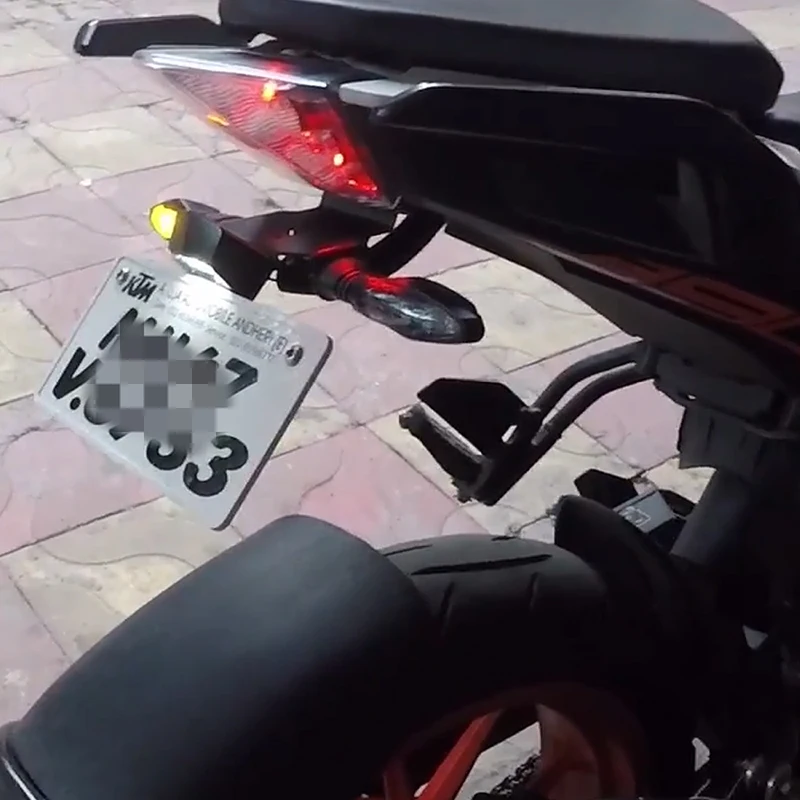Комплект держателей для номерного знака, кронштейн для KTM 125, 250, 390, Duke 2017-2019, 2020, 2021, 390, 2017-2021 (art.: 3a35baad6bf) - 3a35baad6bf