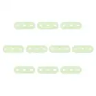 4x10 шт. 5 мм пластиковые светящиеся 3-отверстия для кемпинга