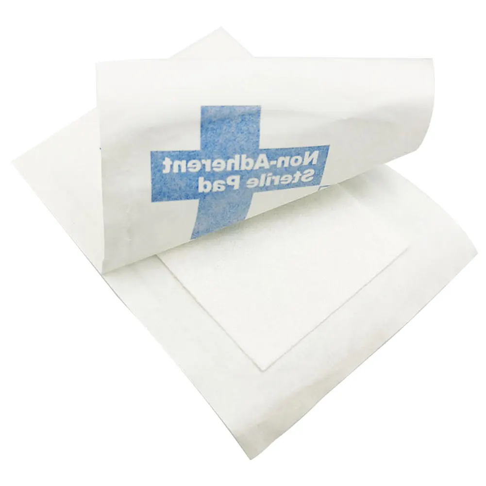 5/10/20pcs 5*7.6cm Non-adherent Gauze Pad Cotton First Aid Kit Waterproof Wound Dressing Sterile Medical Care Supplies | Безопасность и