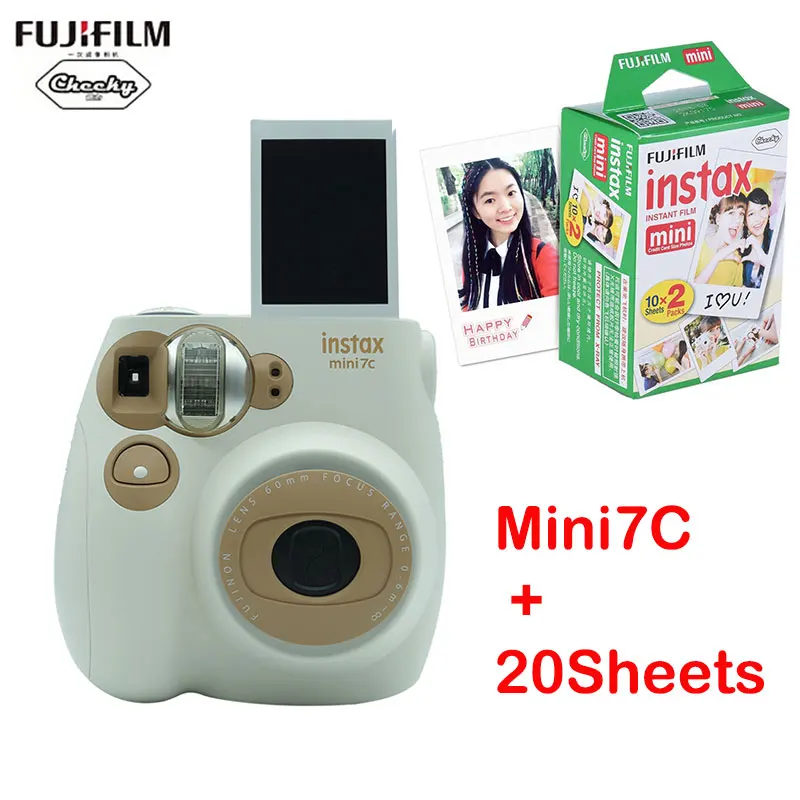 

Пленочная мини-камера Fujifilm Instax Mini7c, пленка для мгновенной печати, дешевле, чем Instax Mini 8 9, подарок на день рождения, Рождество, Новый год