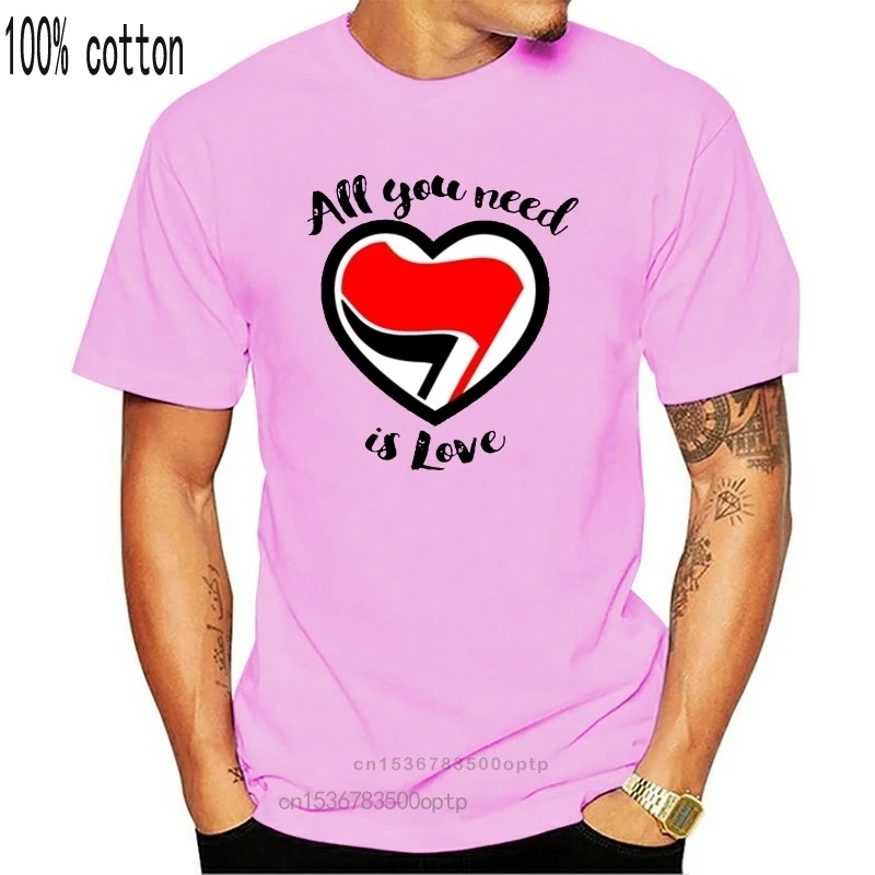 

Personality All You Need Is Antifa T-Shirt For Mens Cotton Comical Men Tshirts Crew Neck 2020 Oversize S-5xl