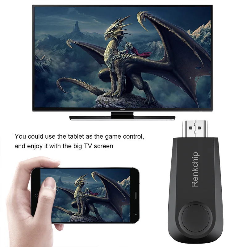 2 4G WIFI Дисплей Dongle HDMI совместимый Miracast Airplay отзеркаливание DLNA для Android iOS смартфона