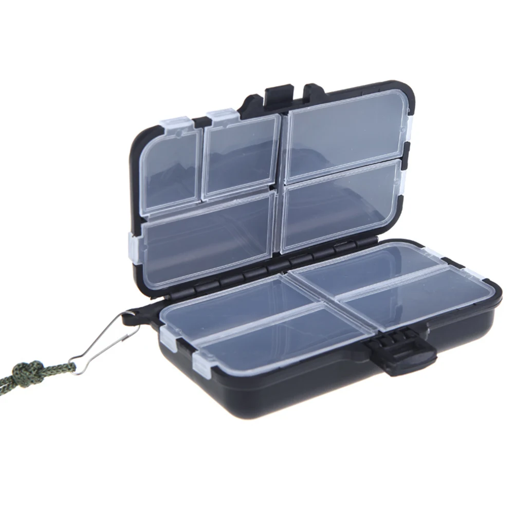 

High Quality 9 Compartments Fishing Tackle Box Fishing Accessories 1pc Fly Fishing Box Spinner Bait Minnow Popper