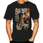 Футболка Evil Dead 2, футболка с Бензопилой Evil Dead 2, Топ в стиле фильма ужасов, хлопковая футболка с коротким рукавом, Мужская одежда, 2019