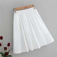 ashiofu womens new homemade summer dress cotton linen jacquard bust short skirt all match fresh art peated fashion mini skirts