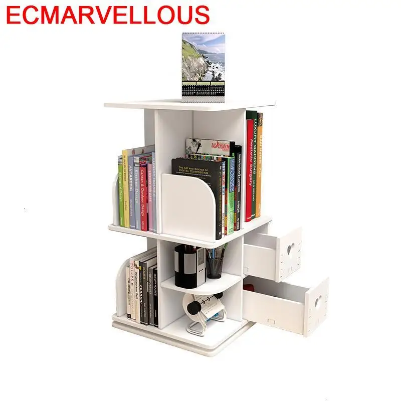 Лестничная полка винтажная мебель деревянная вращающаяся для книг книжная