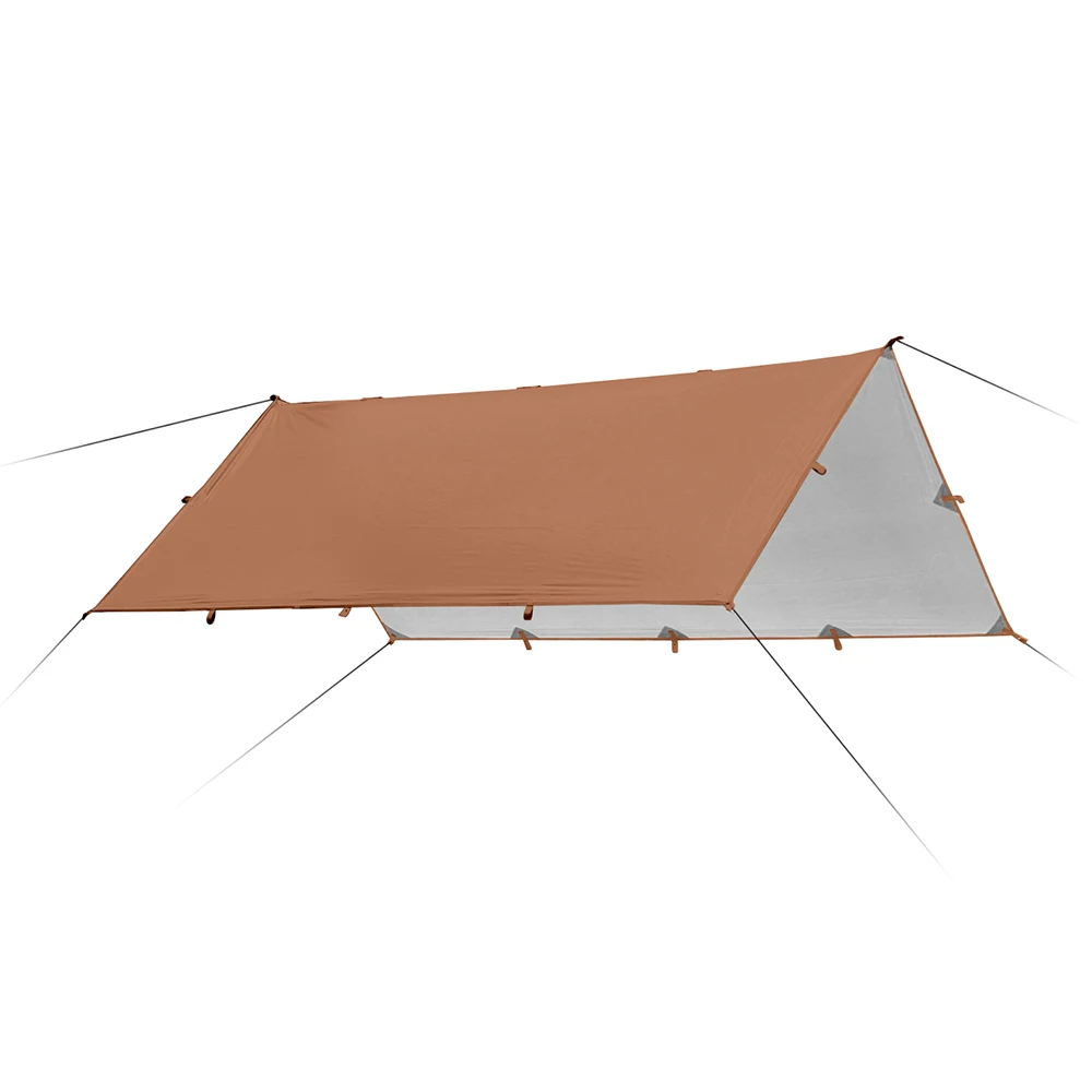 

3.2x3m Awning Silver Waterproof Ultralight Tarp Outdoor Camping Hiking Survival Beach Tent Shade Coating Pergola Sun Shelter