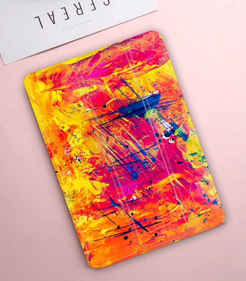 Чехол-книжка для iPad Pro 11 дюймов 2018 с ярким маслом Тонкий Магнитный умный чехол