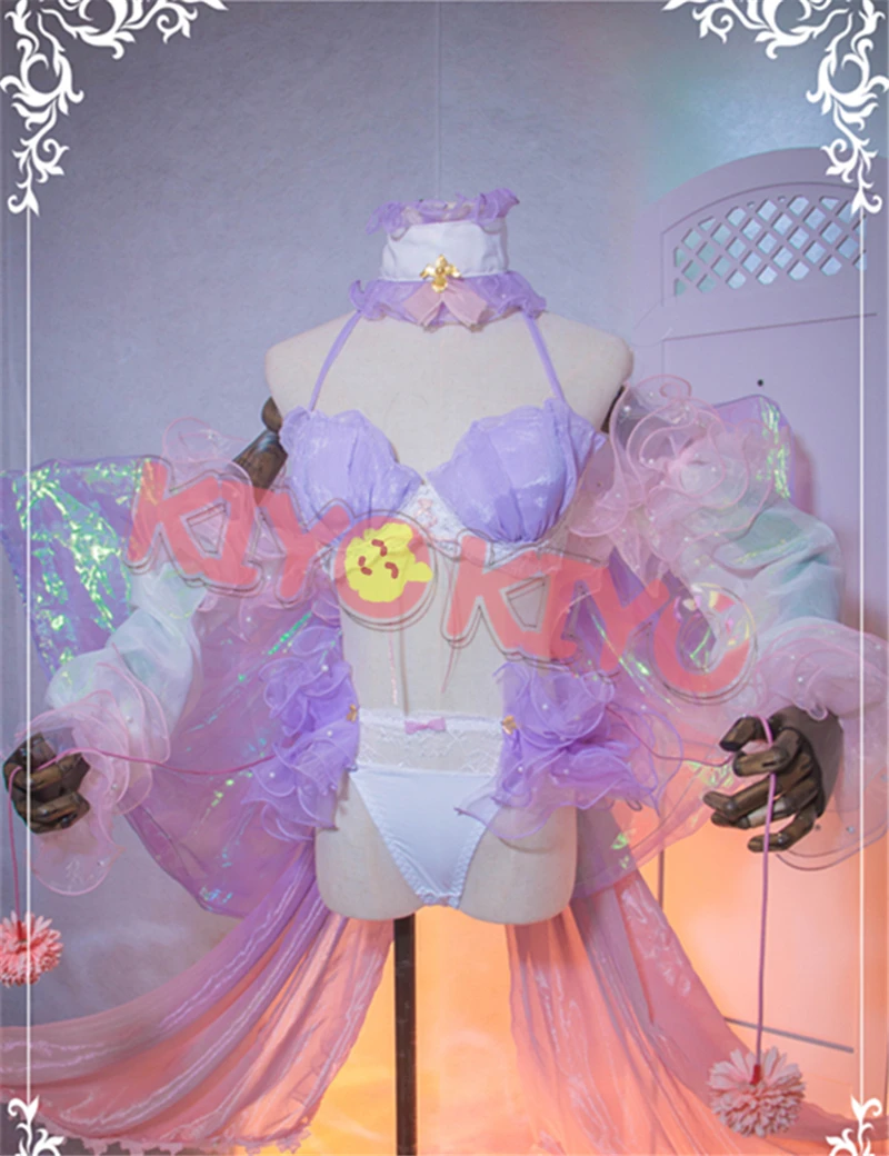 

KIYO-KIYO Costume made/size Fate/Grand Order Mash Kyrielight Cosplay FGO Pajamas Sexy Cosplay Costume Halloween Costume