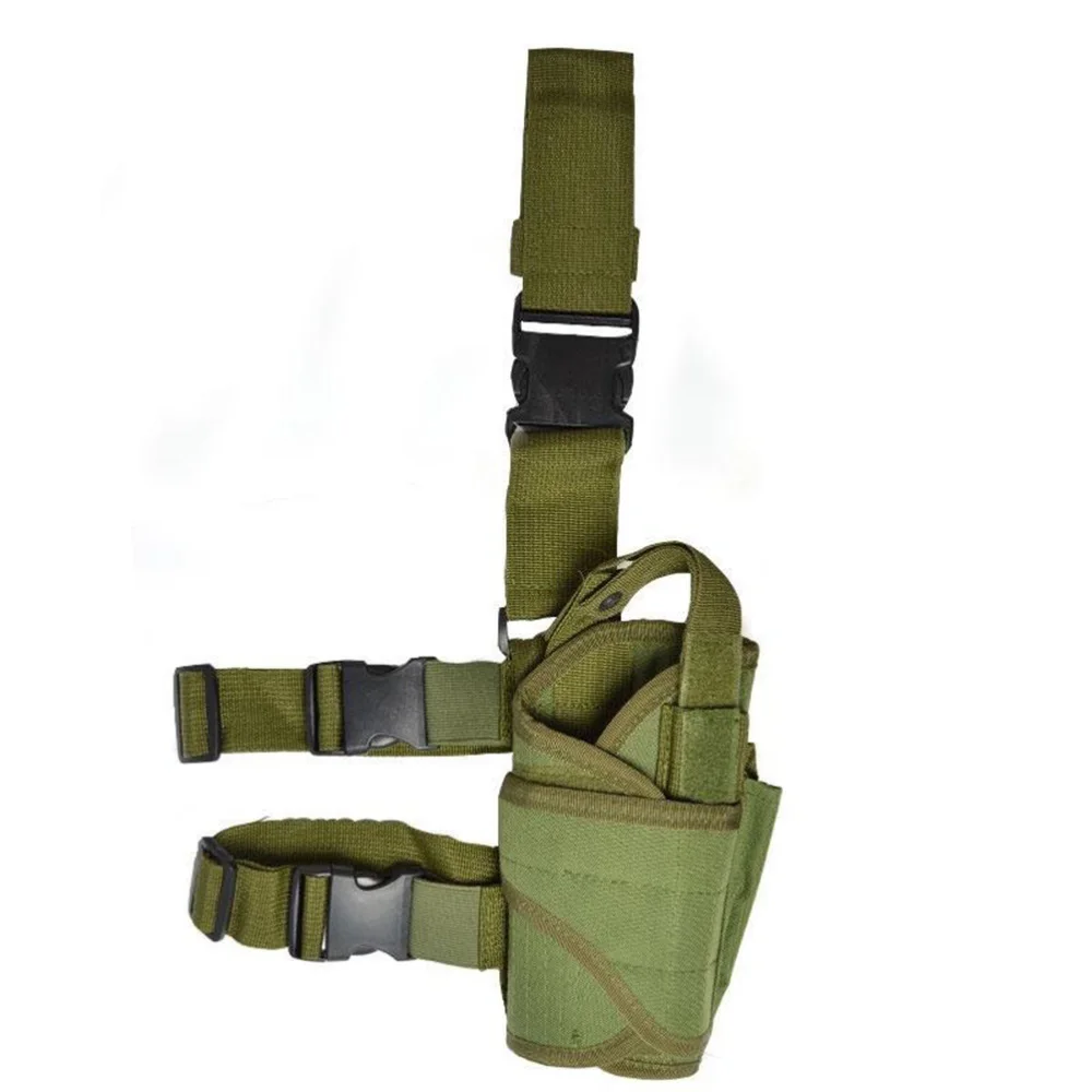 

Quickly Release Airsoft Nylon Right Drop Right Leg Adjustable Holster (Black)